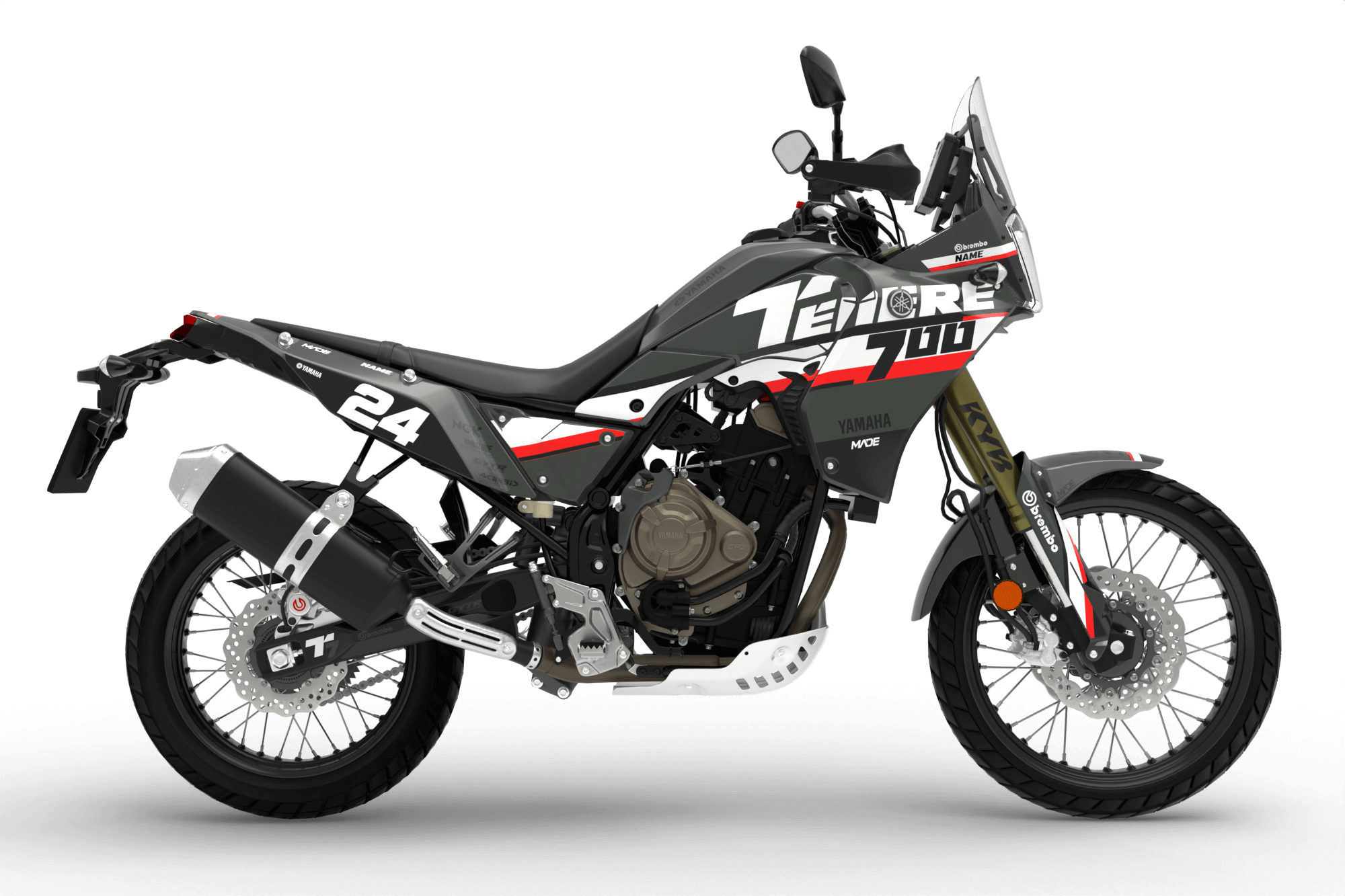 YAMAHA ADVENTURE TENERE TRIP GRAPHICS KIT - Madestickers ArmyGreen#color_armygreen