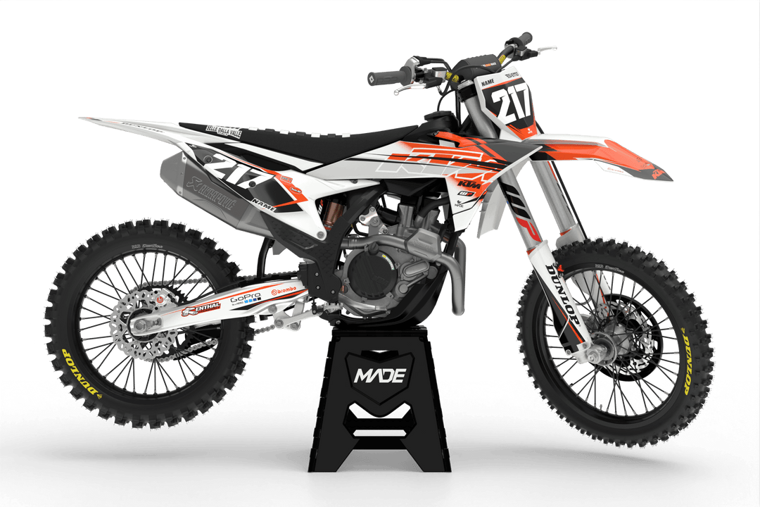 KTM POINT GRAPHICS KIT - Madestickers White#color_white