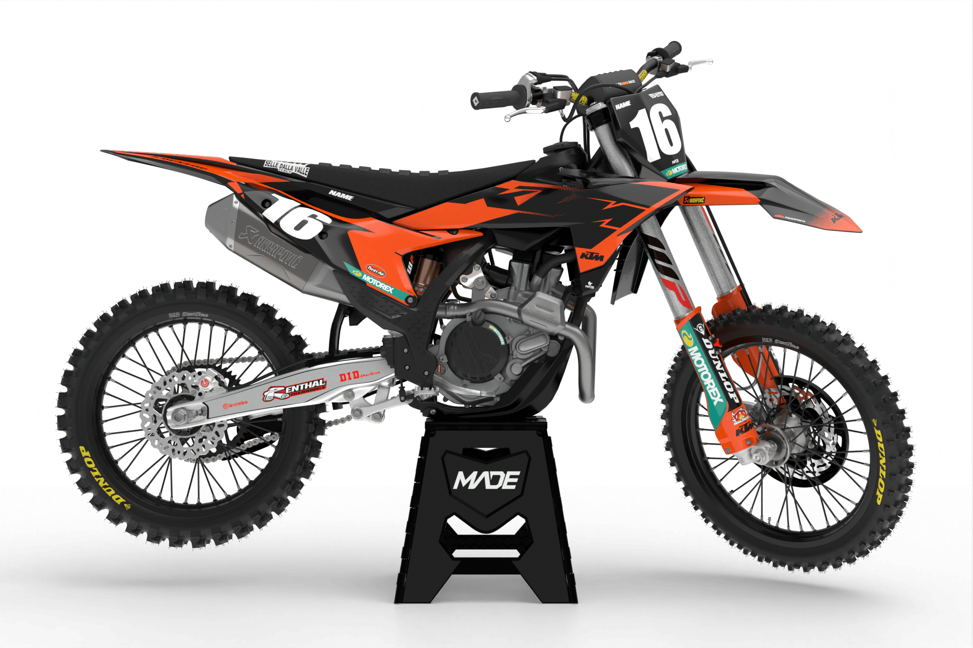 KTM-graphic kit - Madestickers 
Black#color_black