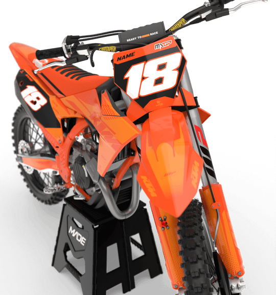 KTM DOTS GRAPHICS KIT - Madestickers Orange#color_orange