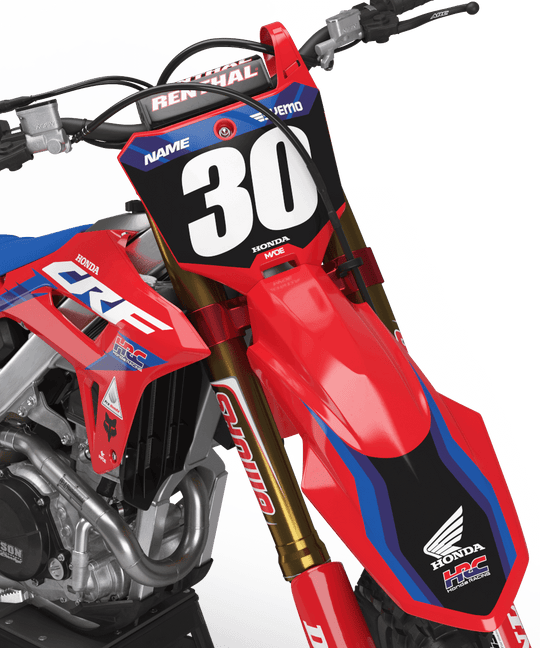 HONDA RACER GRAPHICS KIT - Madestickers Blue#color_blue