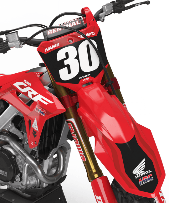 HONDA RACER GRAPHICS KIT - Madestickers Red#color_red