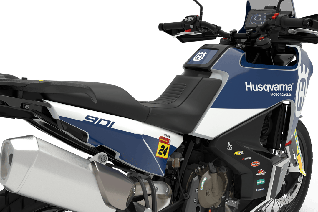 HUSQVARNA ADVENTURE NORDEN CLEAN GRAPHICS KIT - Madestickers White#color_white