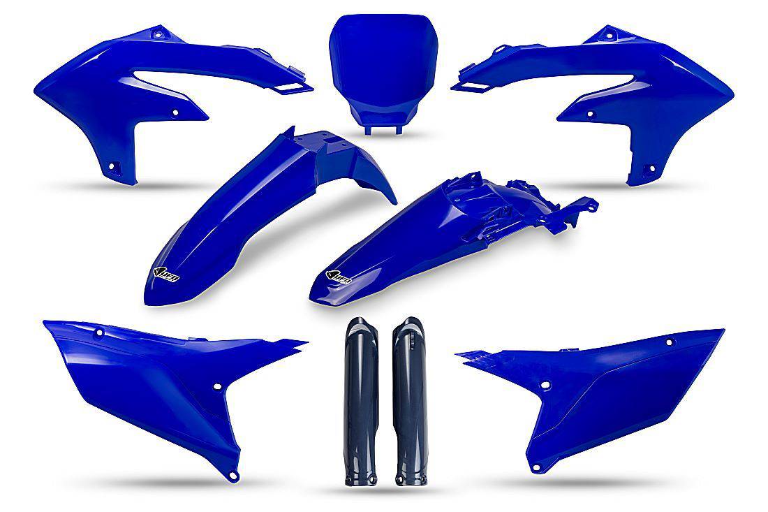 UFO YAMAHA YZ250F 2024-/ YZ450F 2023- including fork guards - Madestickers Blue#color_blue