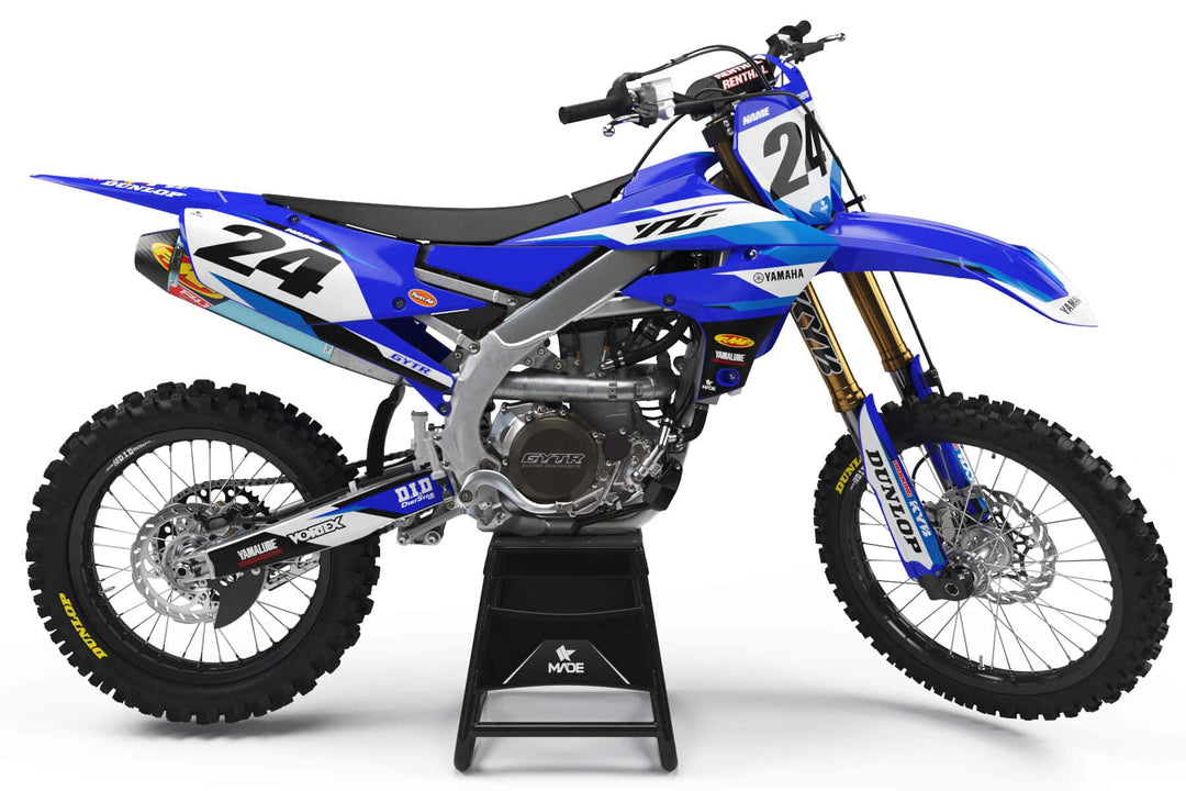 YAMAHA PRO GRAPHICS KIT - Madestickers Blue#color_blue