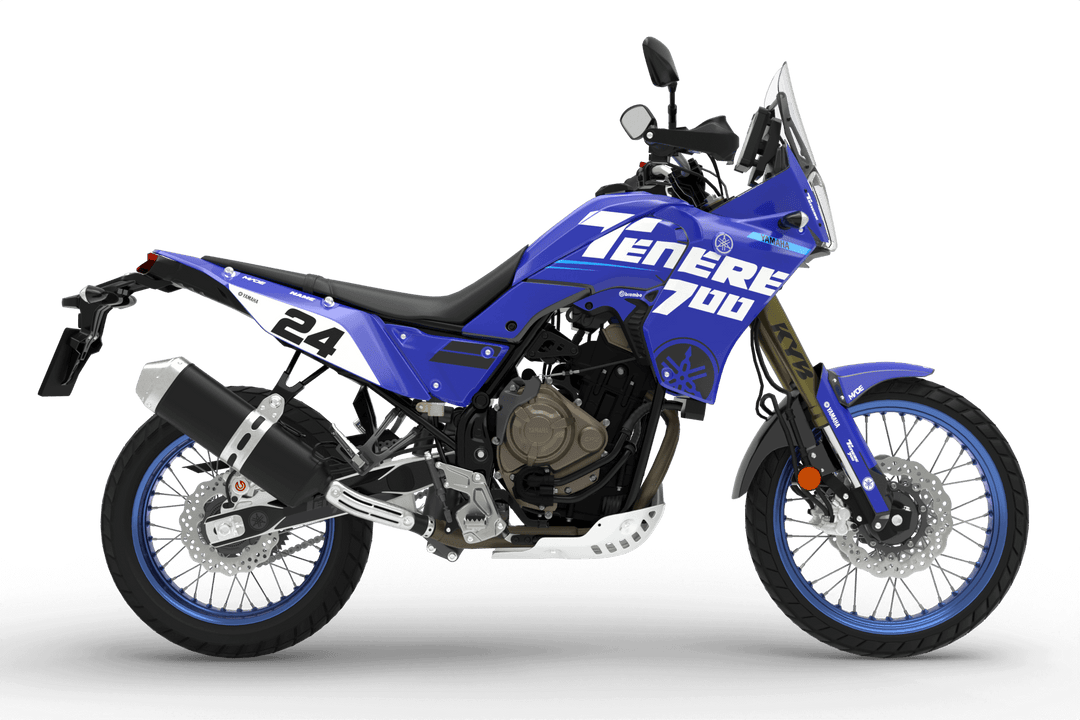 YAMAHA ADVENTURE TENERE TRIP GRAPHICS KIT - Madestickers Blue#color_blue