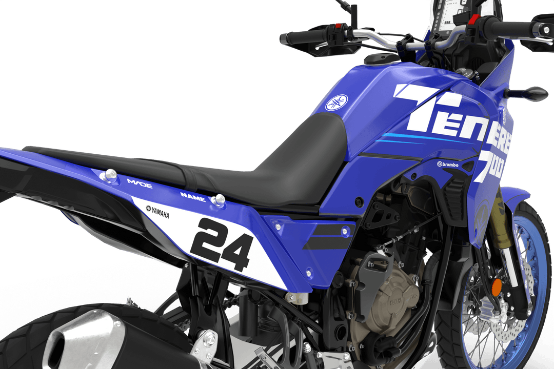 YAMAHA ADVENTURE TENERE TRIP GRAPHICS KIT - Madestickers Blue#color_blue