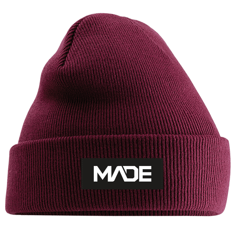 MADE BEANIE - Madestickers Burgundy#color_burgundy