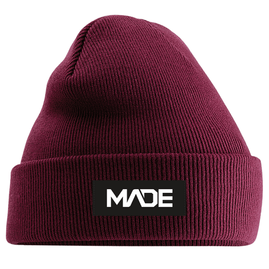 MADE BEANIE - Madestickers Burgundy#color_burgundy