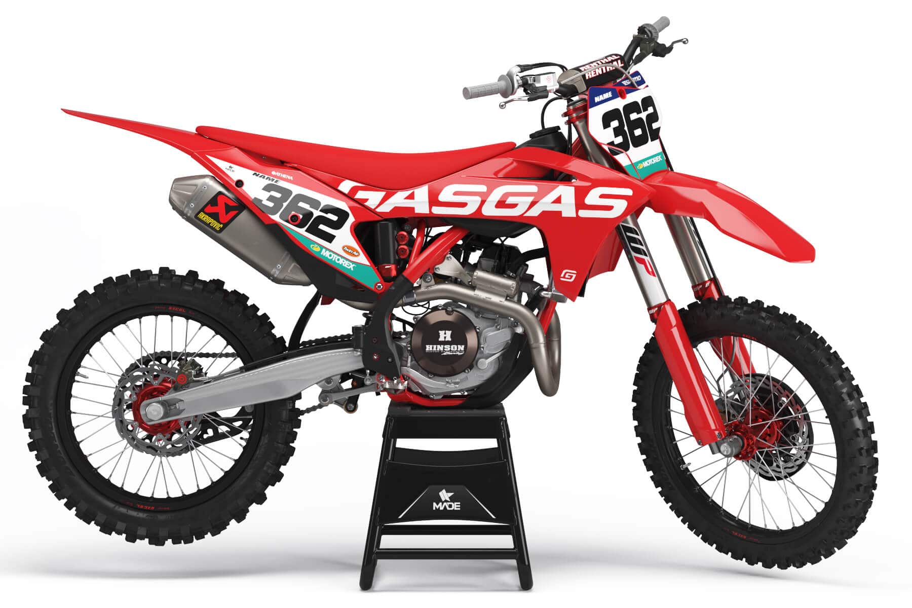 GASGAS RACE NUMBER KIT - Madestickers