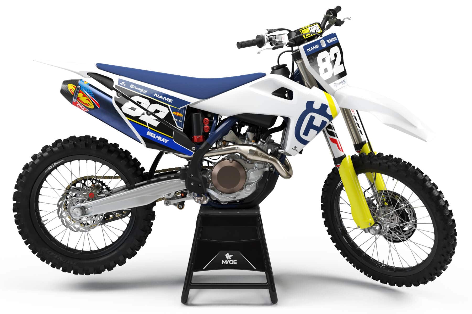 HUSQVARNA RACE NUMBER KIT - Madestickers