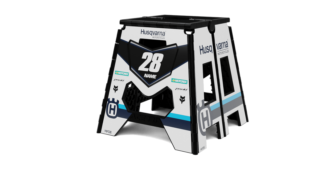 HUSQVARNA TREK WHITE ACERBIS STAND - Madestickers