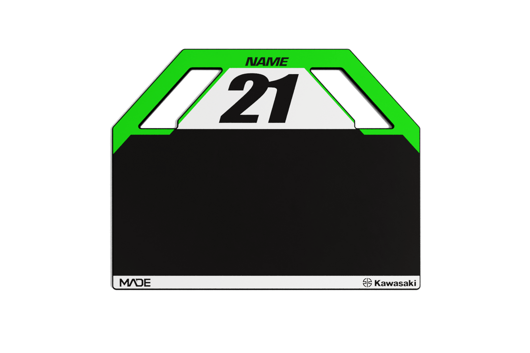 KAWASAKI FACTORY PITBOARD - Madestickers