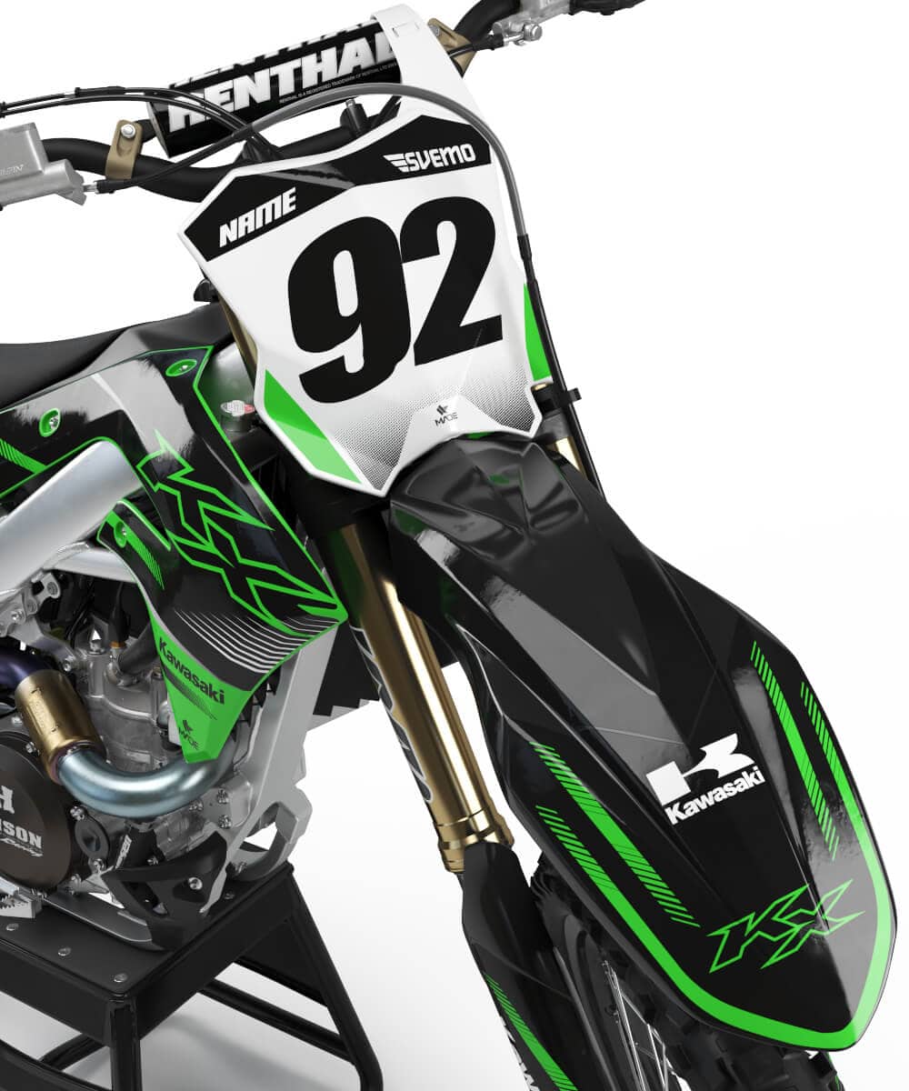 KAWASAKI MONSTER GRAPHICS KIT - Madestickers