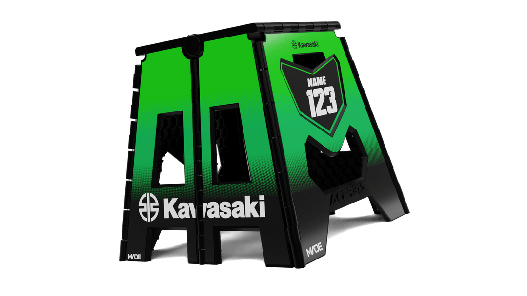 KAWASAKI SIMPLE ACERBIS STAND - Madestickers