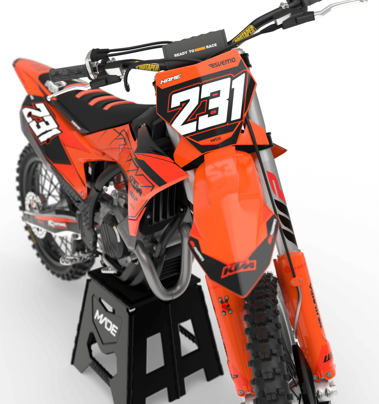KTM GREEL GRAPHICS KIT factory licensed product – Madestickers