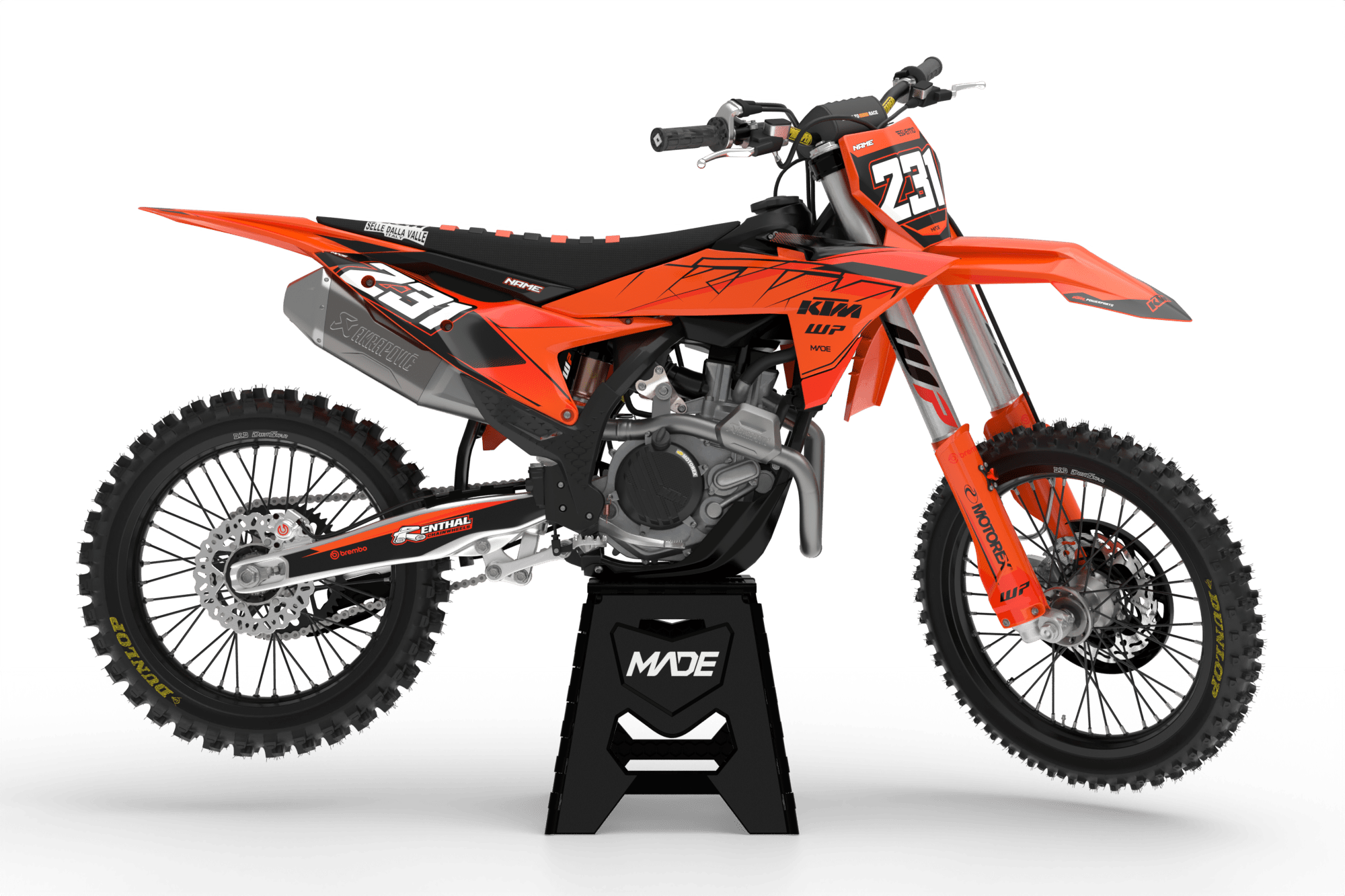 KTM GREEL GRAPHICS KIT factory licensed product – Madestickers