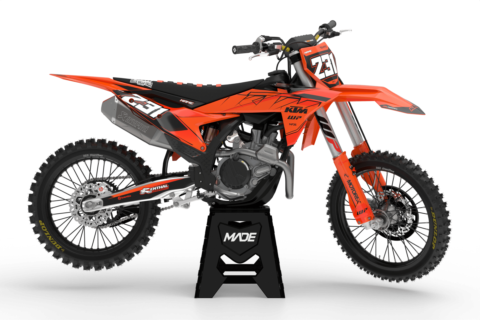 KTM GREEL GRAPHICS KIT - Madestickers