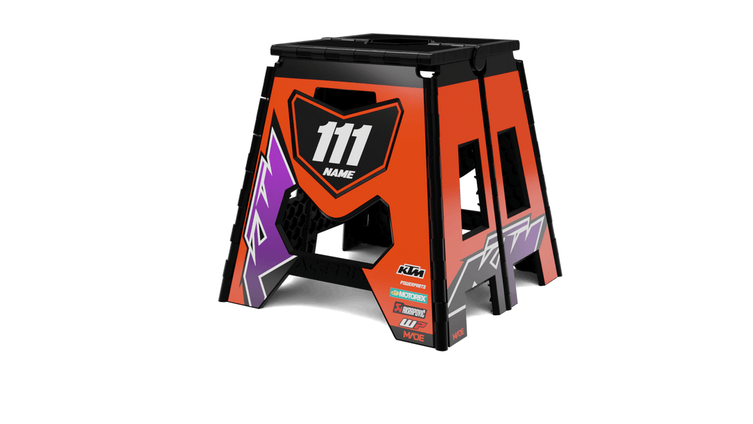 KTM TURBO ORANGE ACERBIS STAND - Madestickers