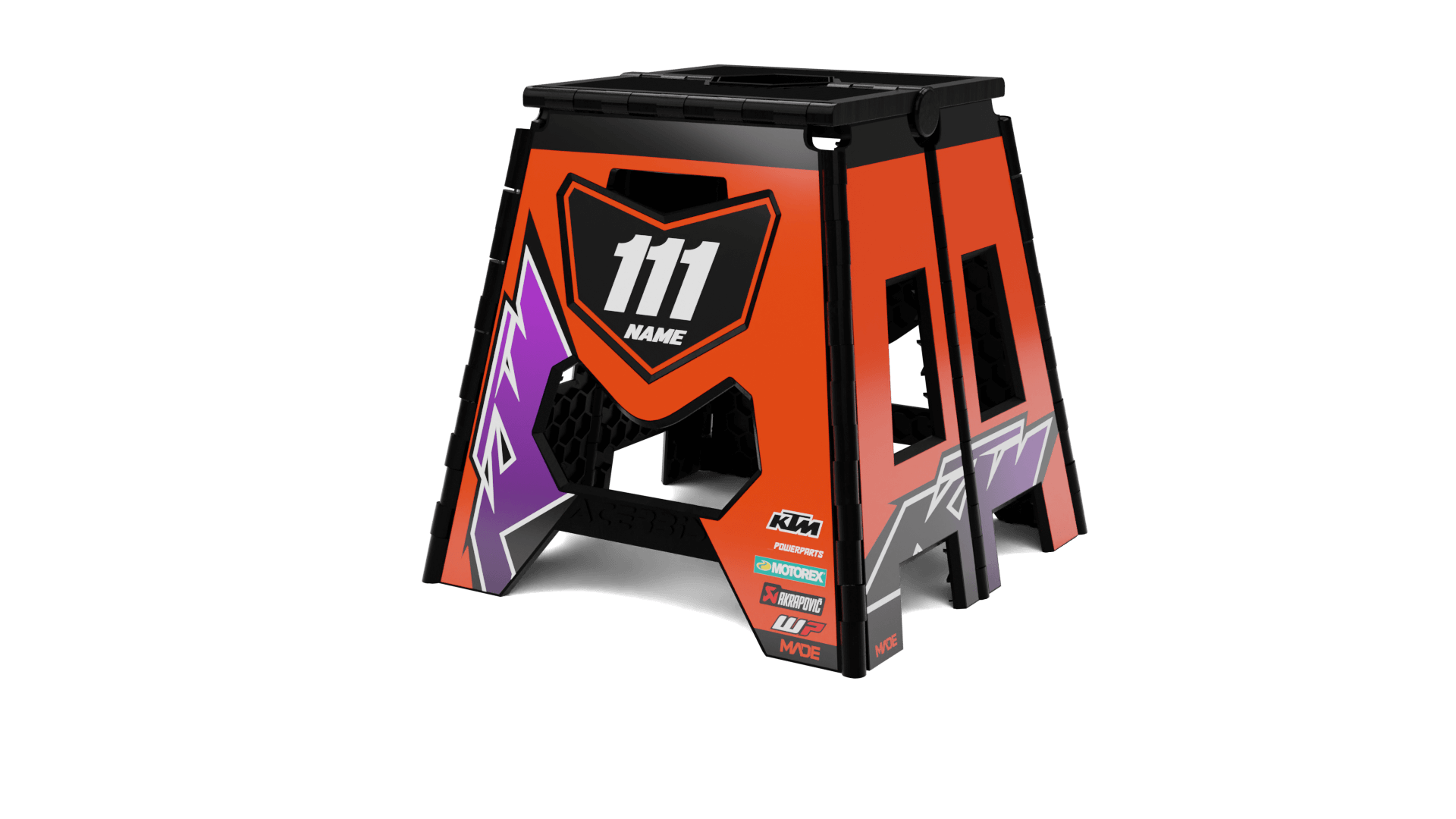 KTM TURBO ORANGE ACERBIS STAND - Madestickers