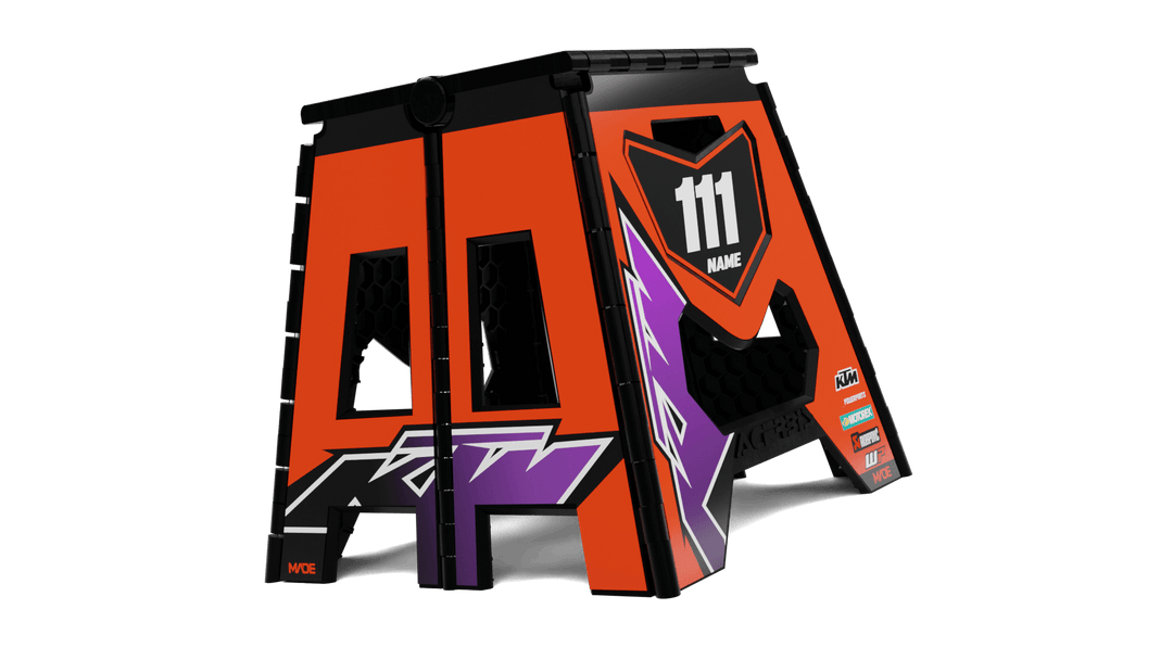 KTM TURBO ORANGE ACERBIS STAND - Madestickers