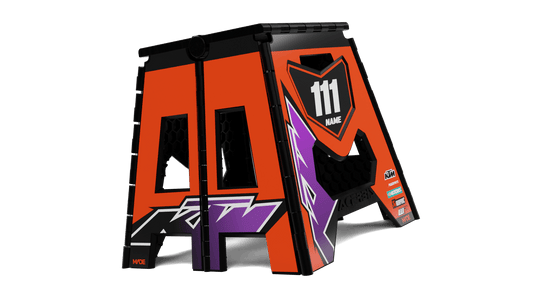 KTM TURBO ORANGE ACERBIS STAND - Madestickers