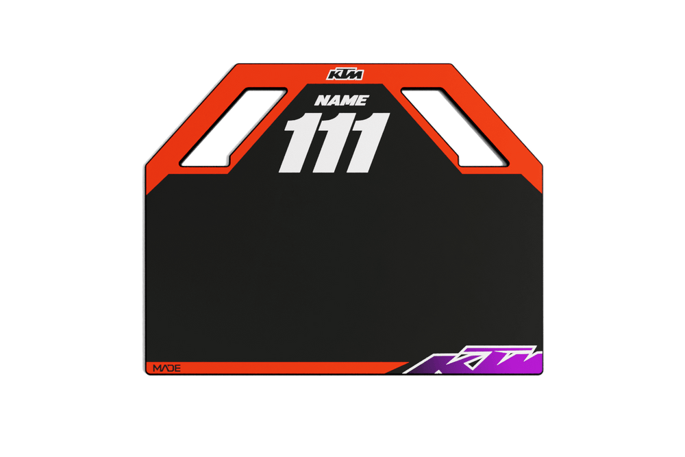 KTM TURBO ORANGE PITBOARD - Madestickers