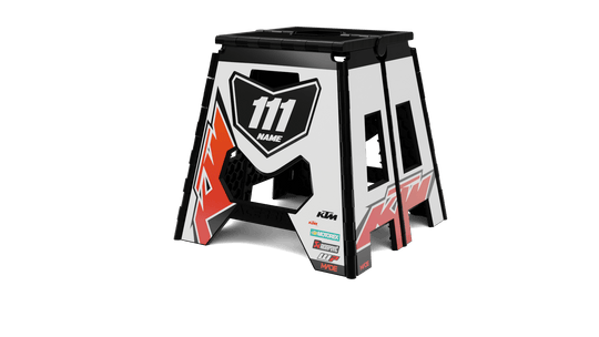 KTM TURBO WHITE ACERBIS STAND - Madestickers