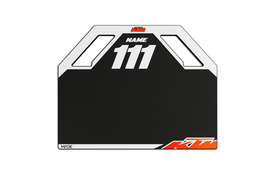 KTM TURBO WHITE PITBOARD - Madestickers