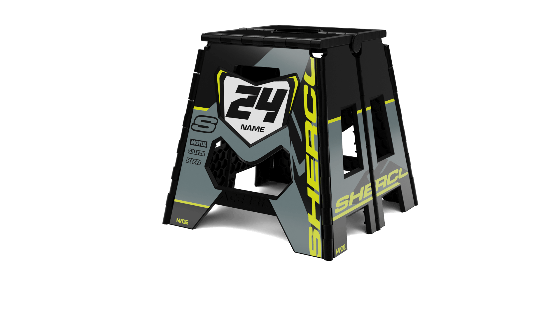 SHERCO BLACK EDITION ACERBIS STAND - Madestickers