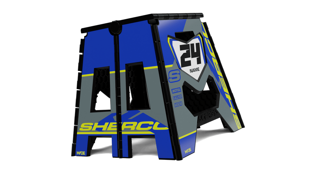 SHERCO BLUE EDITION ACERBIS STAND - Madestickers