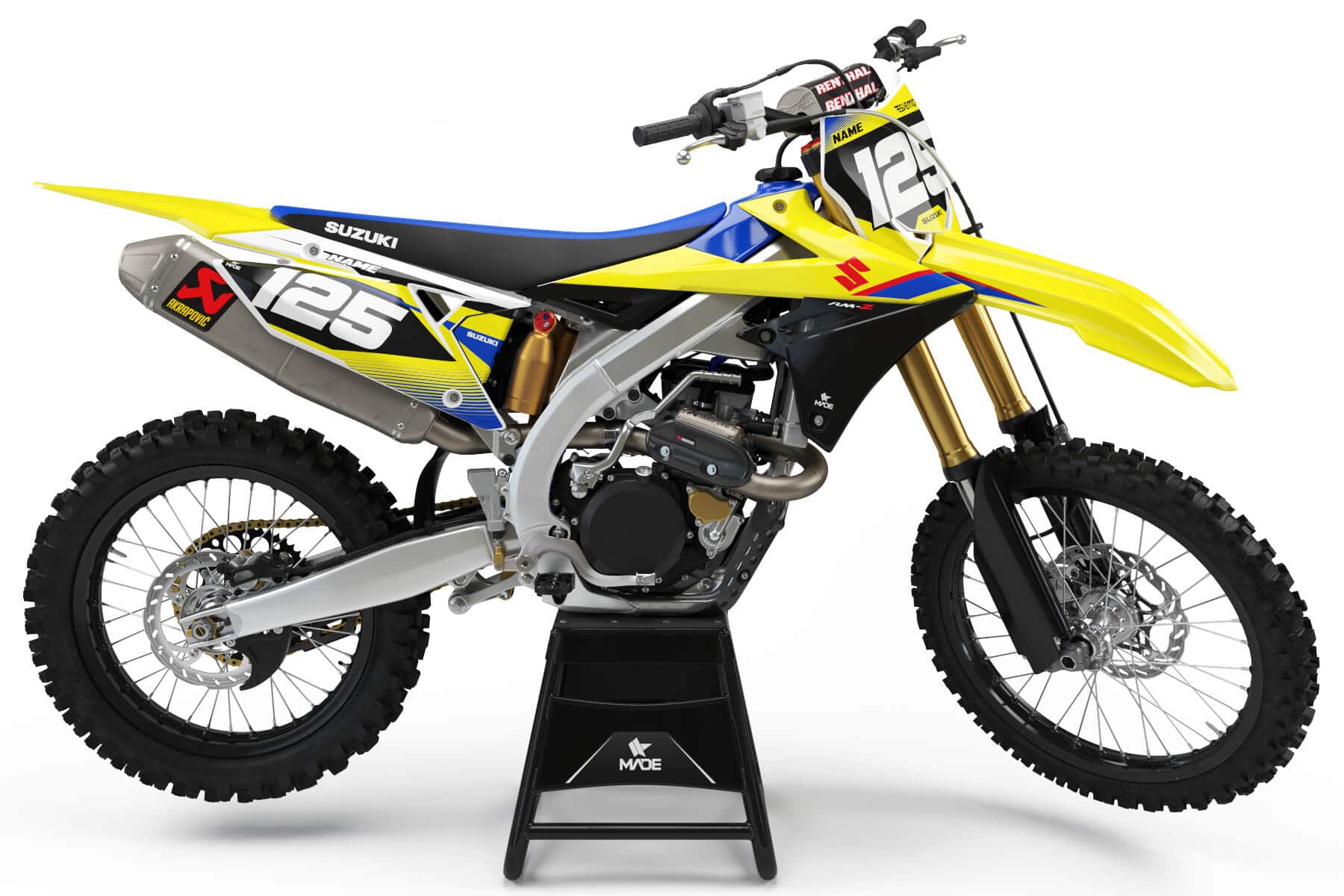 SUZUKI DIRT NUMBER KIT - Madestickers