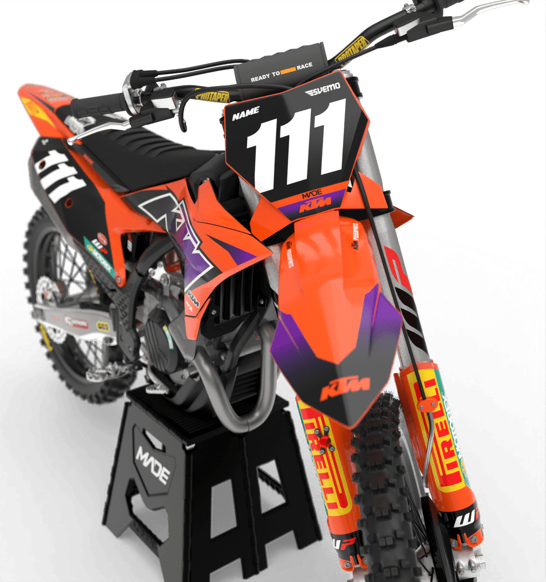 KTM TURBO GRAPHICS KIT factory licensed product – Madestickers