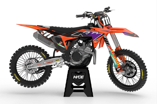 KTM TURBO GRAPHICS KIT - Madestickers Orange#color_orange