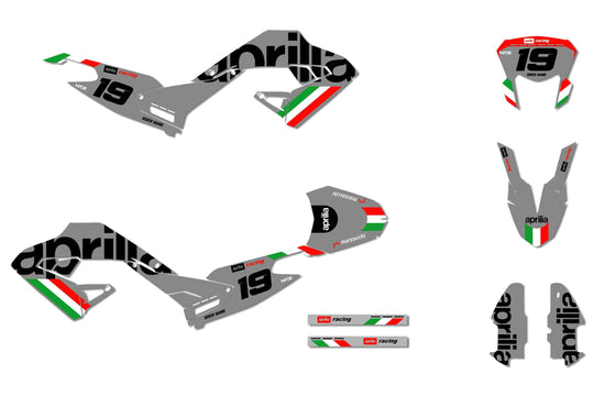 APRILIA ITALY GRAPHICS KIT - Madestickers