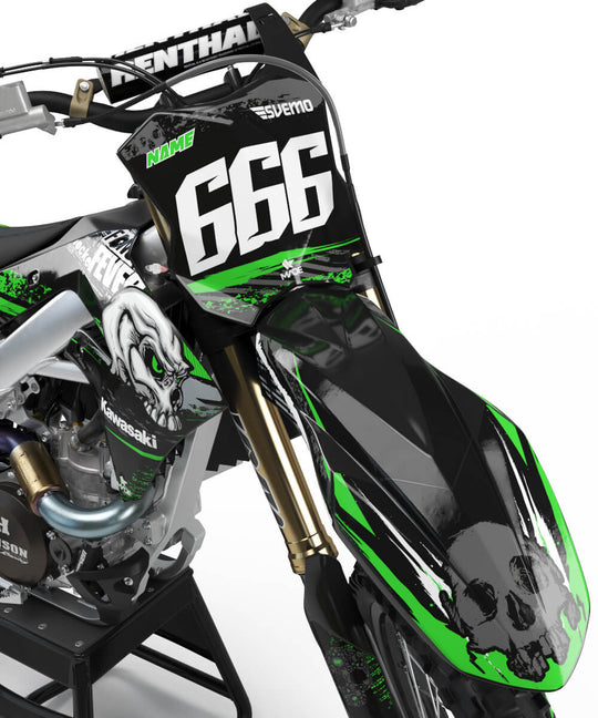 KAWASAKI SKULL GRAPHICS KIT