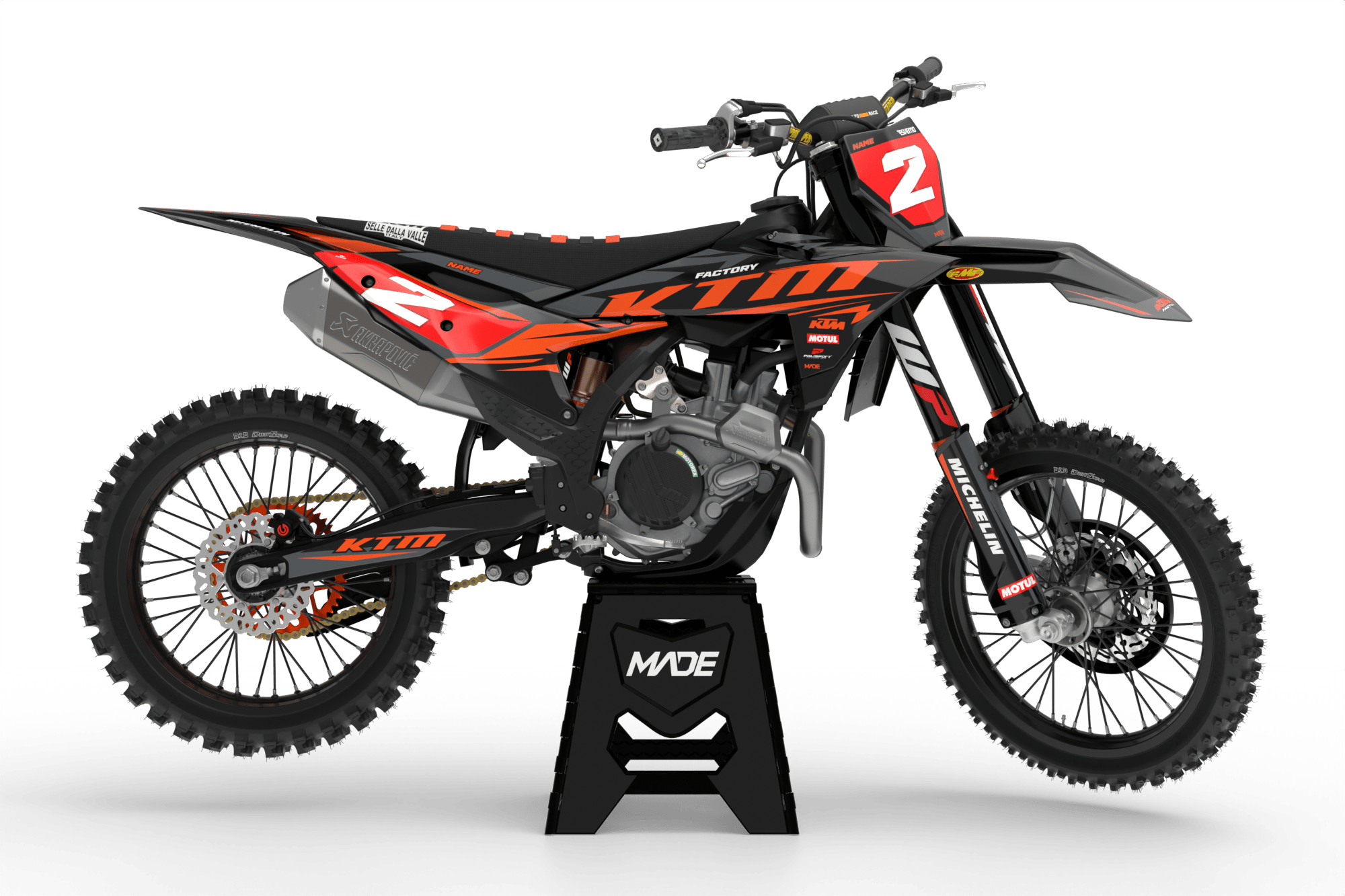 KTM DESTROYER GRAPHICS KIT factory licensed product – Madestickers