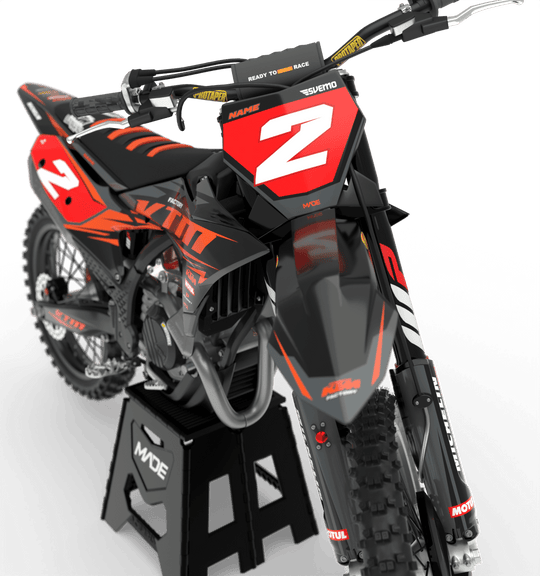 KTM DESTROYER GRAPHICS KIT - Madestickers Orange#color_orange