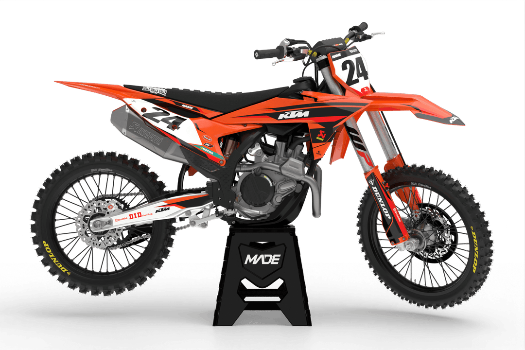 KTM PRO GRAPHICS KIT - Madestickers Red#color_red