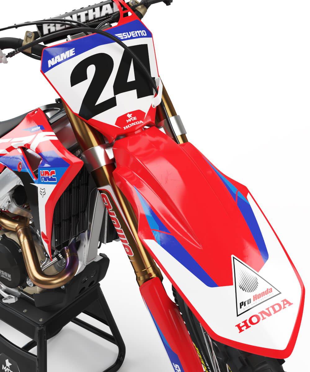 HONDA PRO GRAPHICS KIT - Madestickers Red#color_red