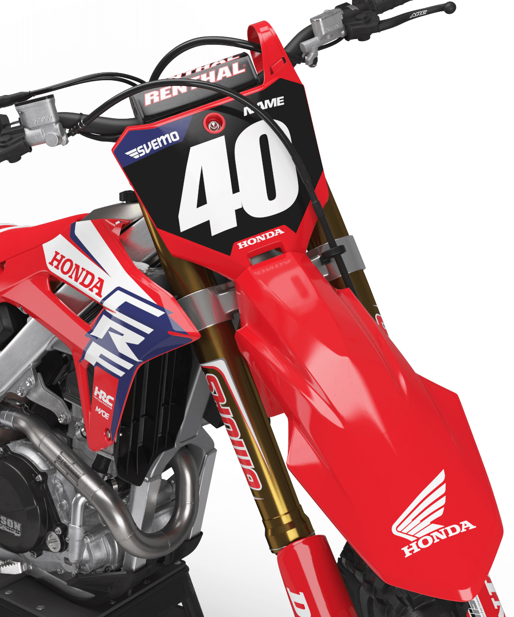 HONDA WABI GRAPHICS KIT - Madestickers Red#color_red