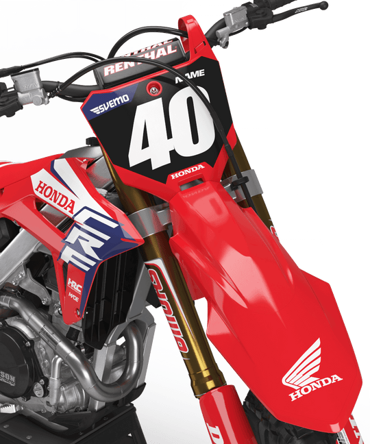 HONDA WABI GRAPHICS KIT - Madestickers Red#color_red