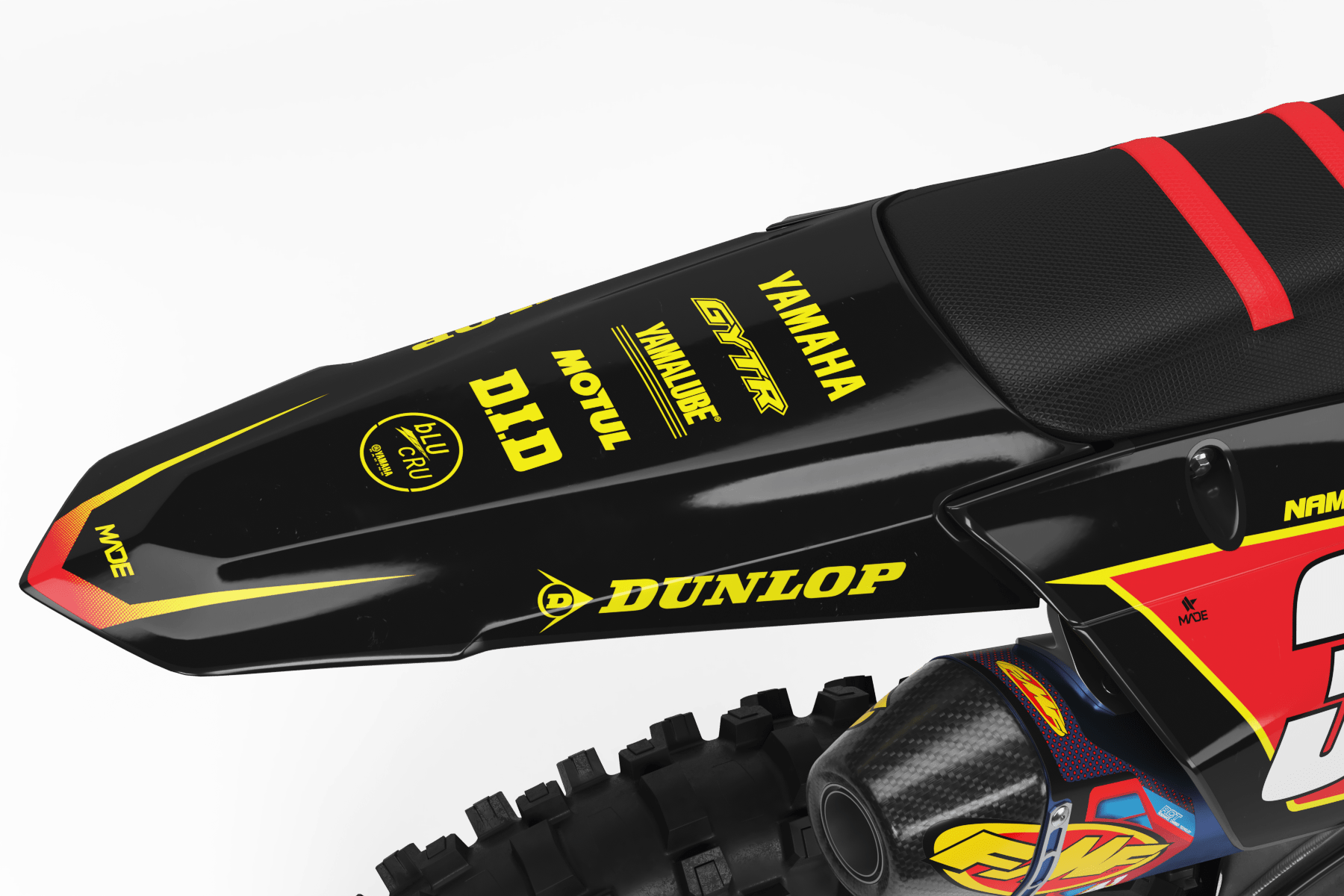 Sinner Racing Sticker YAMAHA SINNER GRAPHICS KIT – Madestickers