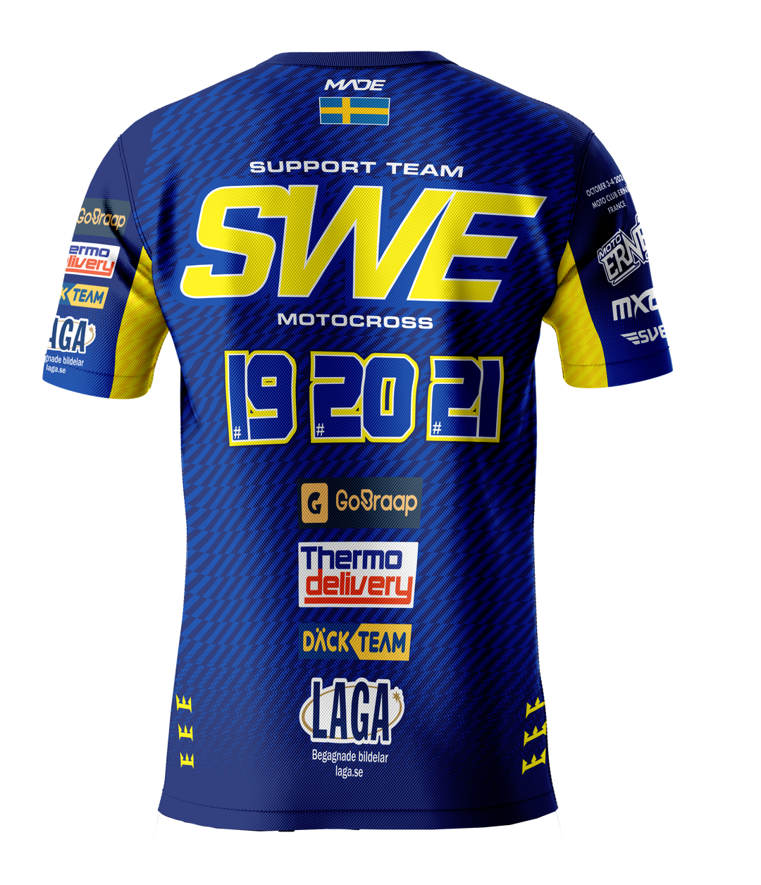 OFFICIELLA Team Sweden MXoN 2026 Support T-shirt PRE-ORDER