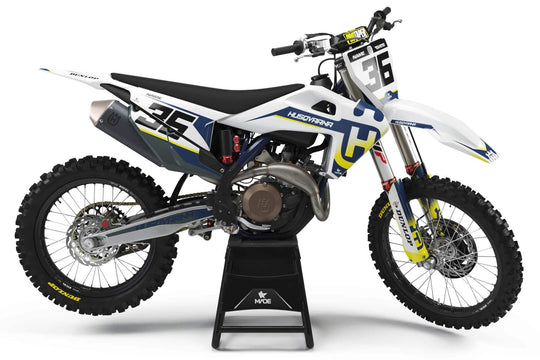 HUSQVARNA REACT GRAPHICS KIT - Madestickers Blue#color_blue