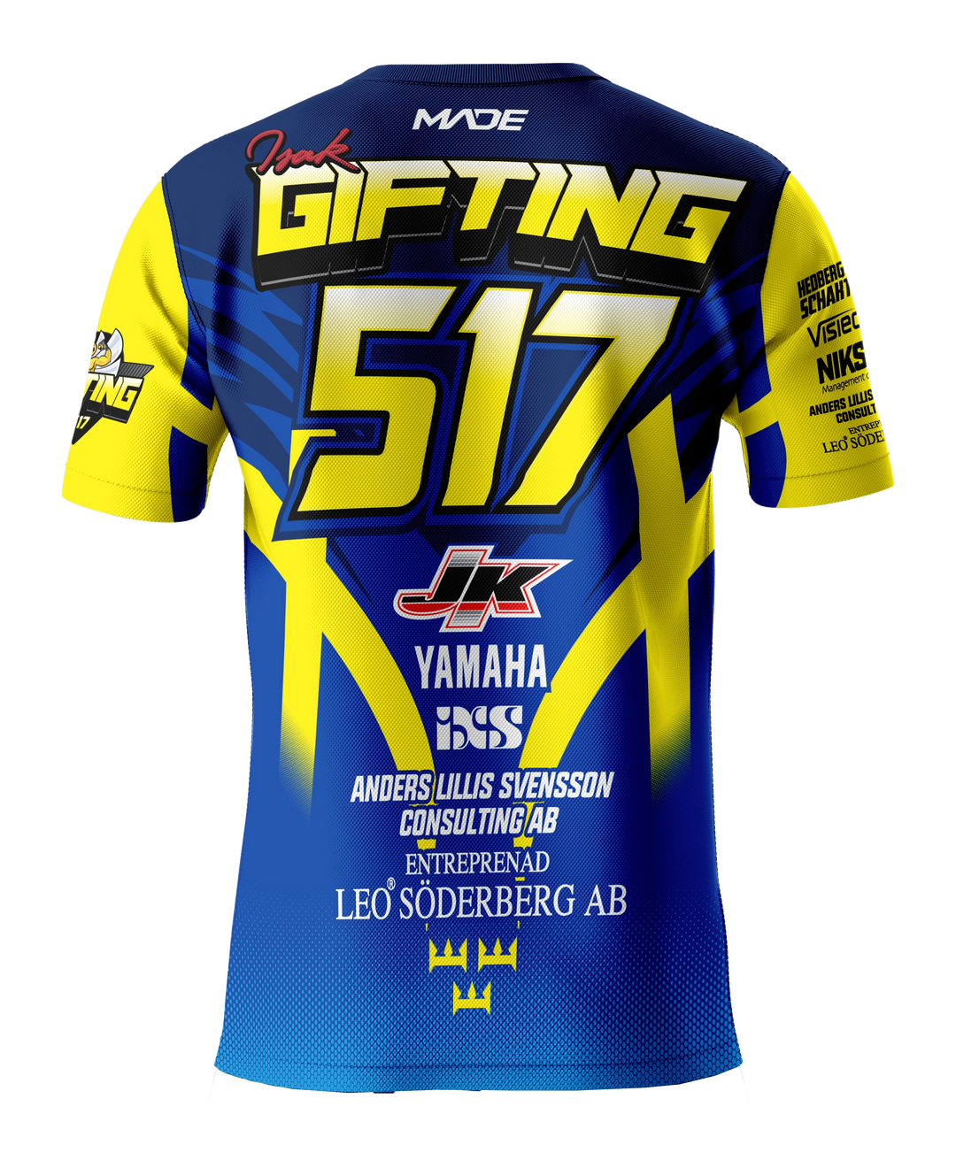 Gifting Fan t-shirt with Sweden flag - MXGP - Sweden - madestickers.com