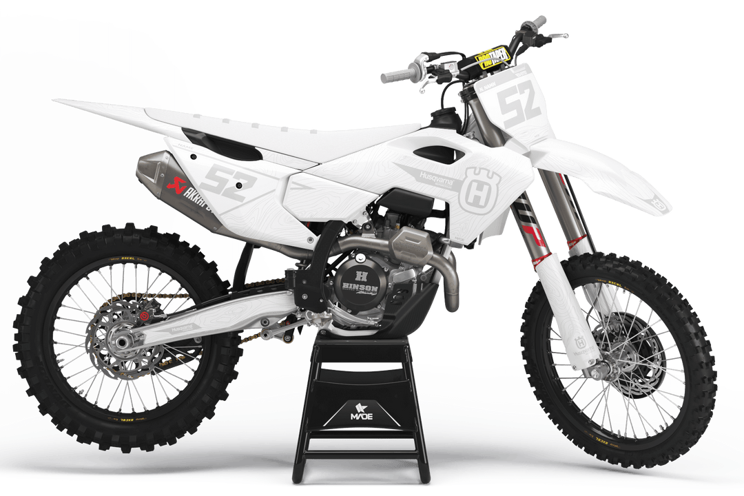 HUSQVARNA NORDIC GRAPHICS KIT - Madestickers White#color_white