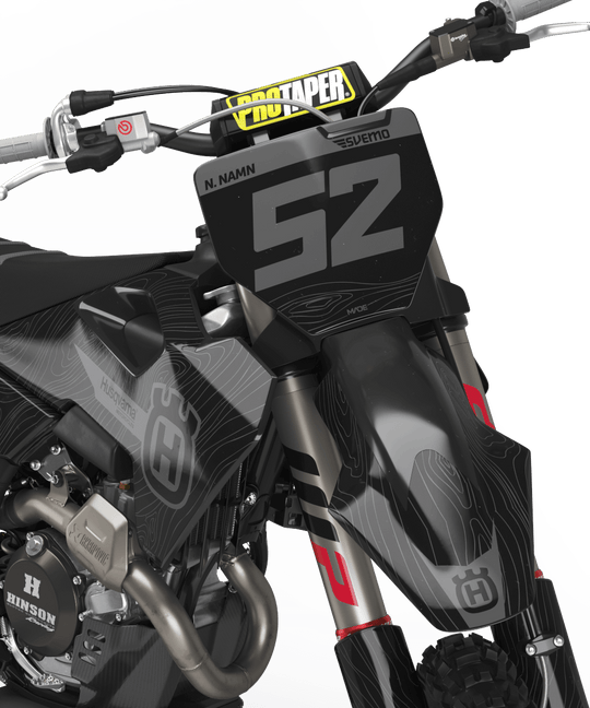 HUSQVARNA NORDIC GRAPHICS KIT - Madestickers Black#color_black