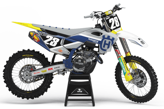 HUSQVARNA TREK GRAPHICS KIT - Madestickers Blue#color_blue