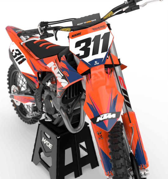 KTM DUKE GRAPHICS KIT - Madestickers Orange#color_orange